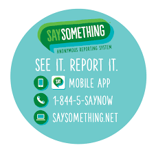 say something